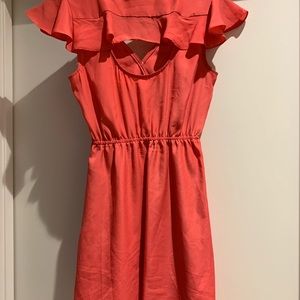 BCBG coral dress in XXS